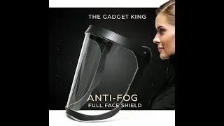 THE GADGET KING Anti-Fog Full Face Shield