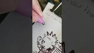 Drawing Left handed! #billwaterson #calvinandhobbes #classicalmusic #art #drawing #sketch #artist