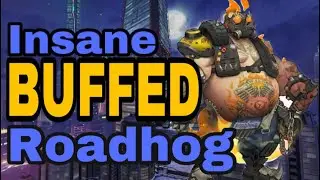 New BUFFED roadhog is INSANE!! - Overwatch new buffed roadhog gameplay