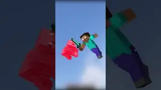 Minecraft But Killing Mobs Makes You Faster 😜 #shorts #minecraft
