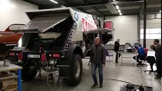 First hybrid Dakar truck for Riwald Dakar Team - by UMS and MKR