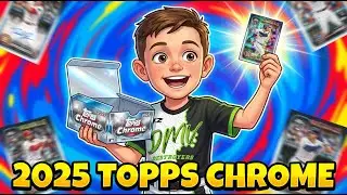 Iceman unboxes 2025 Topps Chrome box!  #unboxing #baseballcards #toppschrome