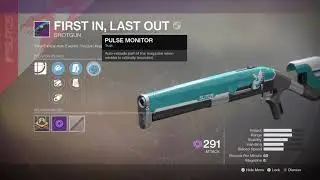 Destiny 2- First In, Last Out New Legendary Suros Shotgun