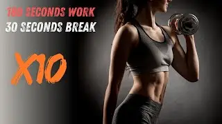 180 Seconds Work, 30 Seconds Rest | 10 Repeats Timer 🕒