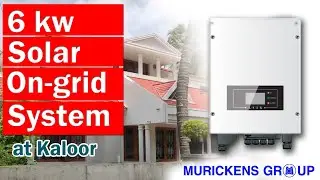6 kw On-grid Solar Power Plant at  Kaloor, Ernakulm | Installed by Murickens Group | Flyline | MG