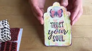 Red Lead Mixed Media Rubber Stamps
