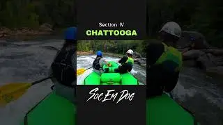 Rafting Soc Em Dog rapid on the Chattooga River.
