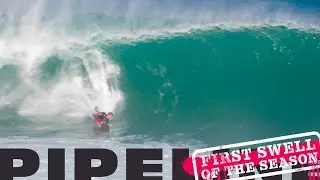 First Swell of the Season - Bodyboarding Pipeline | Sunday Oct. 5 2025