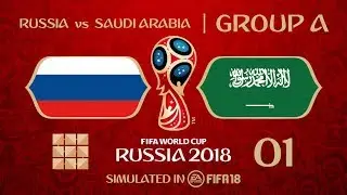 FIFA 18 | Virtual World Cup 2018 Simulation 01 - Russia Vs Saudi Arabia | Group A