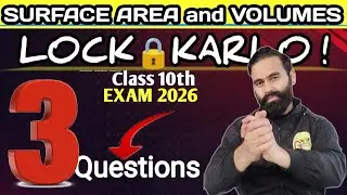 Surface areas and volumes class 10th | 3 MOST EXPECTED QUETSION