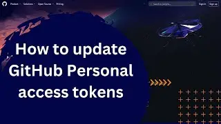 How to update GitHub Personal access tokens