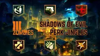All Shadows of Evil 1940s version perk jingles // Black Ops 3 Zombies
