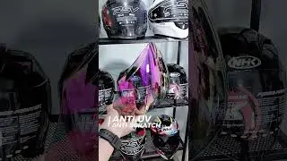 VISOR CROME DARK PINK UNTUK NHK N1 MAX & N2 MAX #tokohelmbogor #nhkn1max #nhkn2max