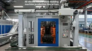 All-electric blow molding machine production line
