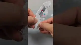 최애 캐릭터! 시나모롤 만들었어요! #perlerbeads #컬러비즈 #3dperler #pixelart #입체컬러비즈 #산리오 #시나모롤 #sanrio #cinnamoroll
