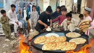 ROAD SIDE CHEAP MORNING BREAKFAST | VIRAL STREET FOOD  COMPILATION | NASHTA in PAKISTANI FOOD STREET