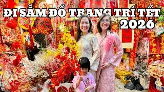 TƯNG BỪNG ĐI MUA SẮM ĐỒ VỀ TRANG TRÍ TẾT 2026 || ĂN GÌ Ở MỸ