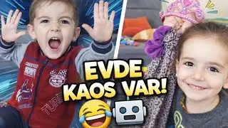 EVDE KAOS VAR! 😂🤖 Asil Rüzgar Robot Oldu | Sonu Çok Komik #asilrüzgar #toys #funny #evdeoyun 