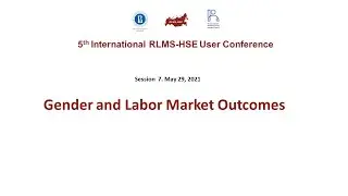 5th International RLMS-HSE User Conference. Session 7