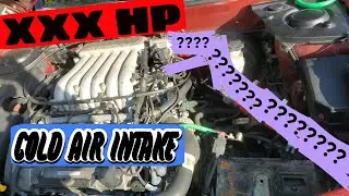 COLD AIR INTAKE INSTALL & TEST DRIVE (Hyundai Tiburon GT) | DRoman