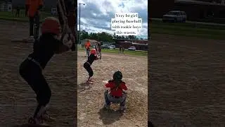they don't want girl to play baseball. but she did it anyway. #baseball #mlb #mlbbaseball #sports