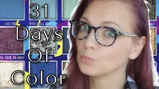 31 DAYS OF COLOR : DAY 16 | HOW TO DO COLORFUL EYESHADOW WITH GLASSES | Jcat Storm Stimulation