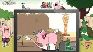 Uncle Grandpa-Slouching on the couch