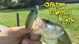 Fishing Custom Painted Baits From YankUrCrank