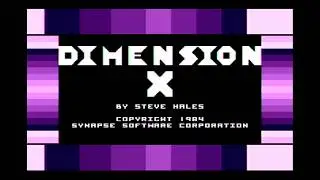 Dimension X Playthrough (Atari XL/XE)
