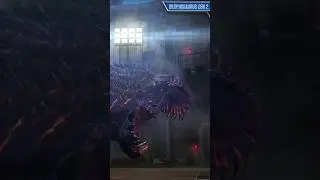 omega 09 vs small dinosaur 💀😱#jurassicworld #shortvideo #short #shorts