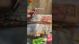 GRWM in anarkali suit🪞✨💄 #desi #desiaesthetic #ootd #shorts #fashion