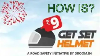 Droom.in Rs 9 helmet | ASCON brand | ISI certified