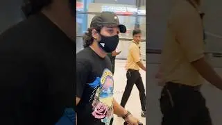 Icon Star #AlluArjun and Family Back from Holiday, spotted at Hyderabad airport | Gulte.com