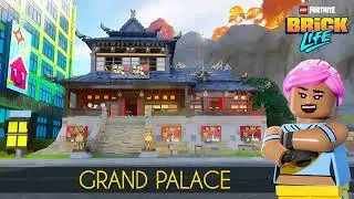 GRAND PALACE - Asian Restaurant - House Tour in Lego Fortnite Brick Life