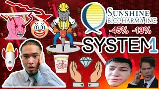 SBFM Sunshine Biopharama & SST System1 are PLUMMETING HARD! Are the SQUEEZES OVER?! (4/8/22)