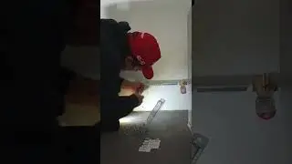 How to install drywall anchors to securely strap a pipe.
