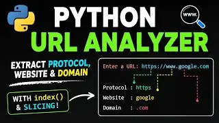 Building a Python URL Analyzer | Easy For Beginners | Best Python Easy Project | Real Life Project