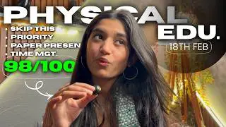 PED Exam in 6 Days🔥Last-Minute Tips to Score 95+ |Class 12th