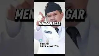 PIDATO KDM TAHUN 2018 || GAYA NYA MIRIP BUNG KARNO #kdm #kangdedimulyadi #gubernurjabar