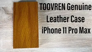 TOOVREN iPhone 11 Pro Max Genuine Leather Case