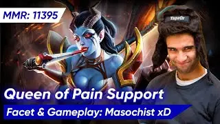 😱 YapzOr QUEEN OF PAIN 7.36 SUPPORT | Dota 2 Pro Gameplay