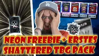 WWE SUPERCARD | Anmeldebonus | Neon Freebie | erstes Shattered TBG Pack Opening | DANKE | deutsch