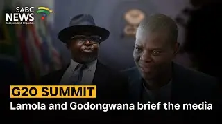 G20 Summit | Lamola and Godongwana brief the media