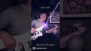Bass Solo ~ People by Headpins #basscover#headpins #bobbychopsbass #bass