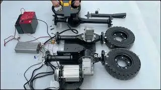remote electric motor three wheel mini golf car atv tricycle front differential rear axle 1ton motor