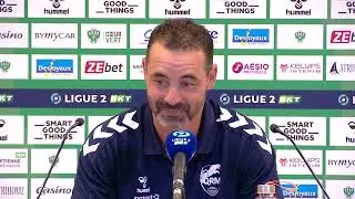 J3 : Conf&eacute;rence de presse d'apr&egrave;s match ASSE-QRM (2-1)