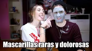 PROBANDO MASCARILLAS RARAS Y DOLOROSAS | Hermanos Jaso