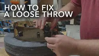 How to fix a loose throw on your snare drum