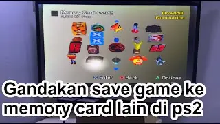 Cara copy paste save game ke memory card lain