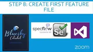 STEP 8: CREATE FIRST FEATURE FILE